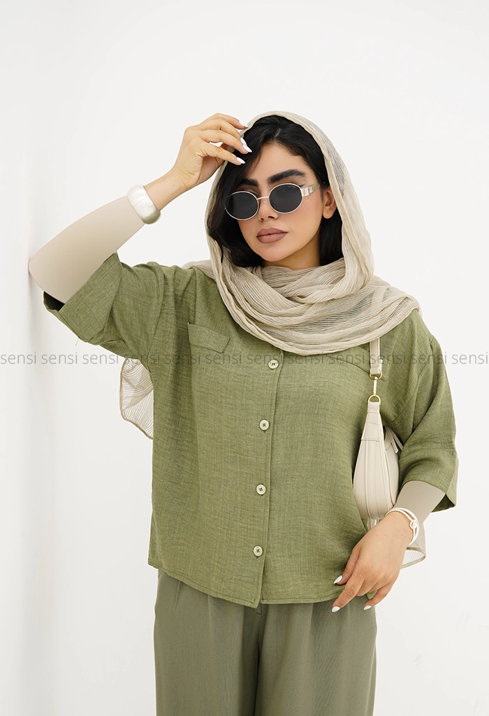 شومیز زنانه یقه انگلیسی صوفیا کد1006173
